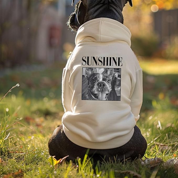 Personalized Name Dog Hoodie, Print Hoodies Pets Name, Custom Pet Memorial - Image 3