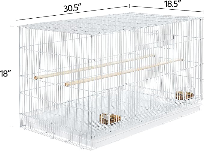 Yaheetech 30‘’ Flight Bird Cage Stackable Design - Image 3