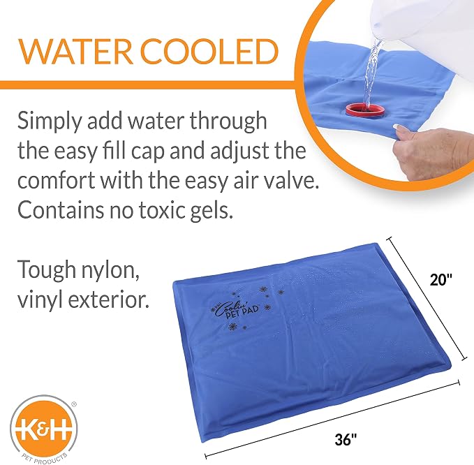 K&H Pet Products Coolin' Pet Pad Dog Mat, Portable Dog Cooling Mat - Image 2