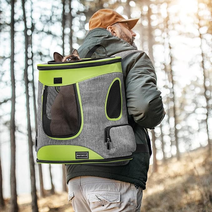 Petsfit Pet Backpack Carrier Easy-Fit Dog Travel Backpack Carrier - Image 8