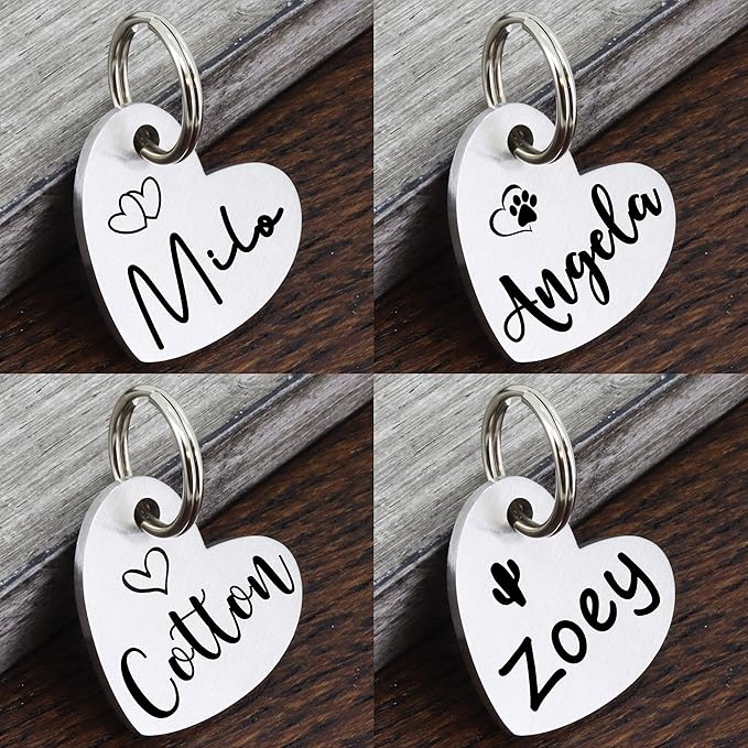 Ultra Joys Dog ID Tag, Custom Dog Tag Personalized Cat Tag, Pet ID Tag - Image 3