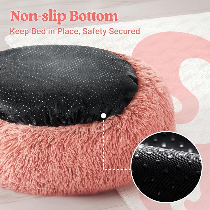 rabbitgoo Calming Dog Bed for Small Medium, 27 inches Pet Bed Machine Washable - Image 7