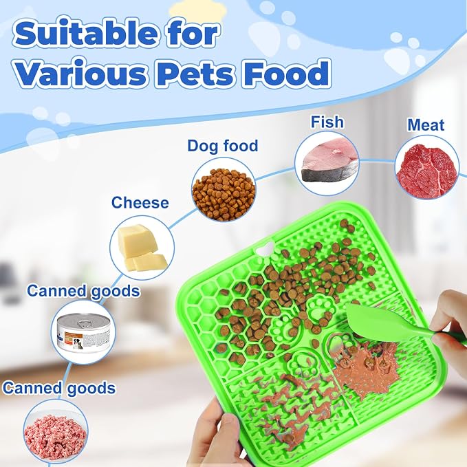 Dog Lick Mat with Suction Cups, Lick Mat - Image 3