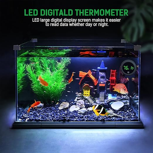 PAIZOO Fish Tank Digital Thermometer Accurate LED Display to ±0.9°F Tank - Image 5