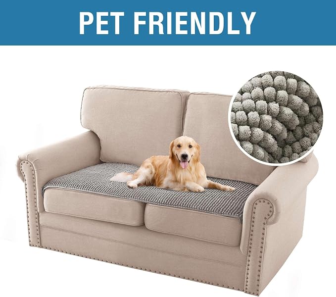 H.VERSAILTEX Plush Chenille Couch Cover - Image 2