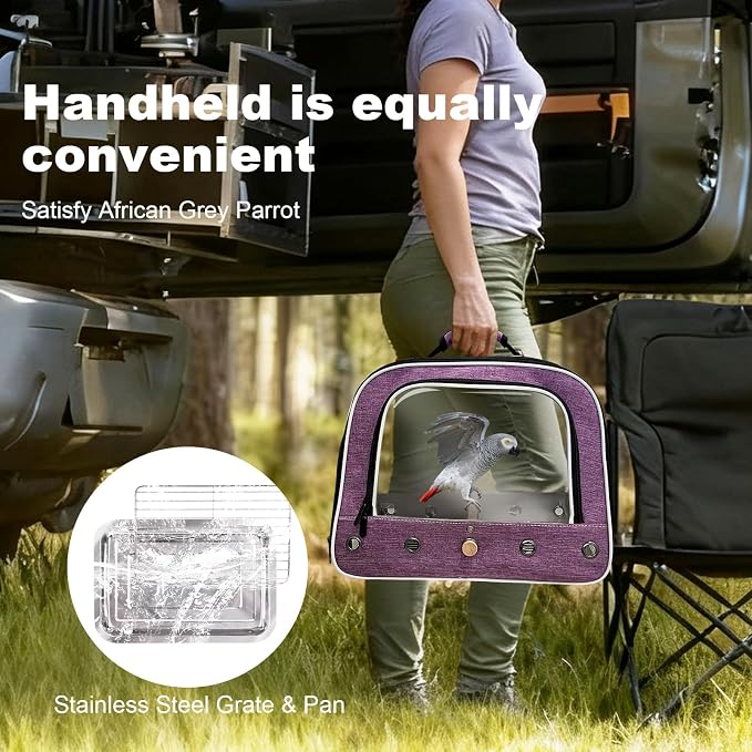 halinfer Bird Travel Carrier Cage - Image 5