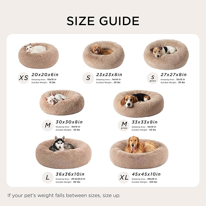 Bedsure Calming Dog Bed for Small Medium Dogs - Image 5