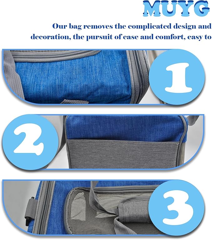 Soft Sided Pet Carrier for Cat, Airline Approved Cat Carriers Collapsible - Image 5