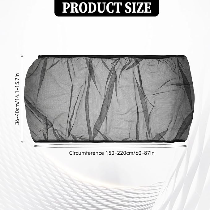 Large Bird Cage Seed Catcher, Stretchy Bird Cage Cover, Soft Nylon Mesh Skirt - Image 2