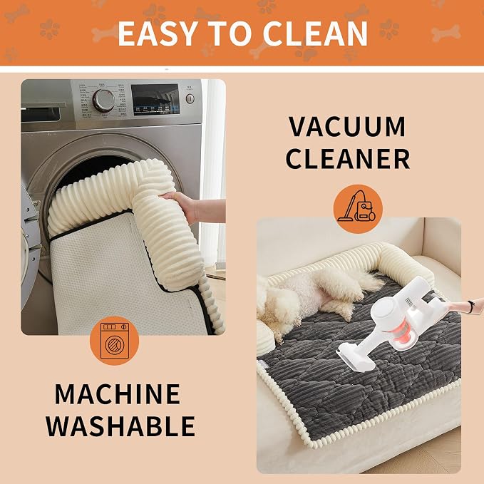 HAOMAIJIA Dog Couch Bed for Small Dogs, Non Slip Pet Couch Covers for Sofa - Image 7
