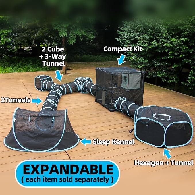 INTURN Catio Outdoor Cat Enclosure, Compact Kit - Image 6