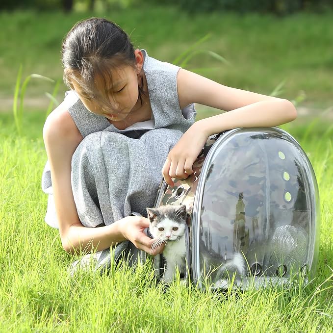 Cat Backpack Carrier Back Expandable Bubble Pet Carrier Backpack - Image 7