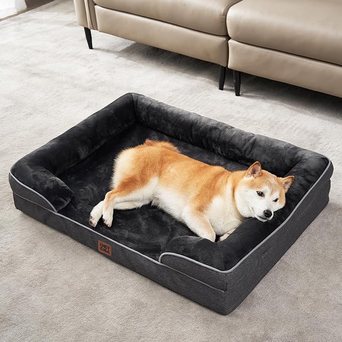 EHEYCIGA Orthopedic Dog Beds for Large Dogs, Waterproof Memory Foam Large Pet - Image 8