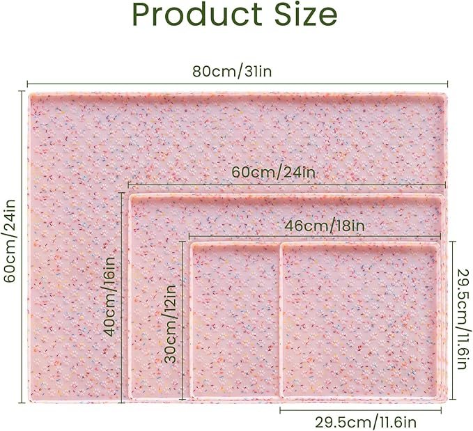 Ptlom Dog Food Mat Anti-Slip Dog Bowl Mats - Image 3