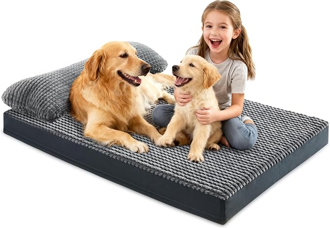 KISYYO Orthopedic Dog Beds for Extra Large Dogs by KISYYO