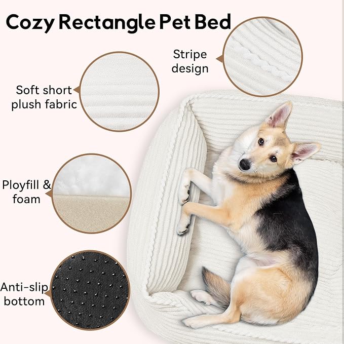 Orthopedic Dog Bed for Medium Dogs, Dog Sofa Beds Supportive Foam Pet Couch Bed - Image 6