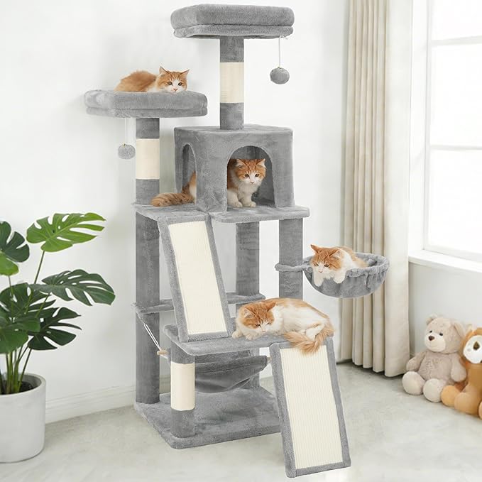Multi-Level Cat Tree for Indoor Cats, Cat Tower - Image 9