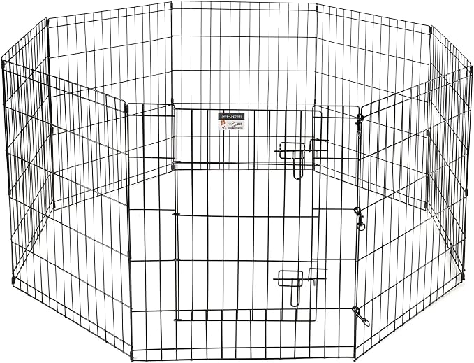 Dog Playpen - Foldable Metal Exercise Puppy Play Pen - Indoor/Outdoor Pen with - Image 6