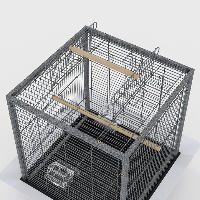 Garvee Small Bird Cage with Playground Stand, 20 Inch High Travel Bird Cage - Image 8
