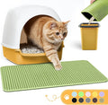 Cat Litter Mat - 23.2'' x 14.6'' Small Litter Trapping Mat, Waterproof by Powools