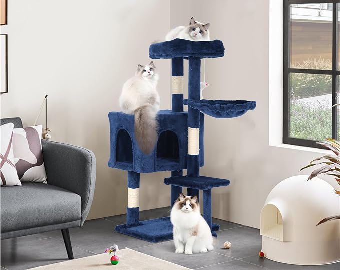 Cat Tree Tower, Hang Ball by BORGEBY
