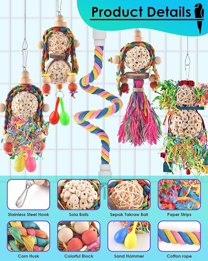 Bissap Conure Toys - Image 3