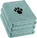 3 Pack Microfiber Dog Towels for Drying Dogs, Super Absorbent and Soft Pet by Puomue