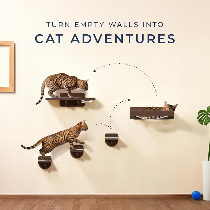 Space-Saving Cat Wall Shelves – Interactive Cat Wall Climber - Image 6