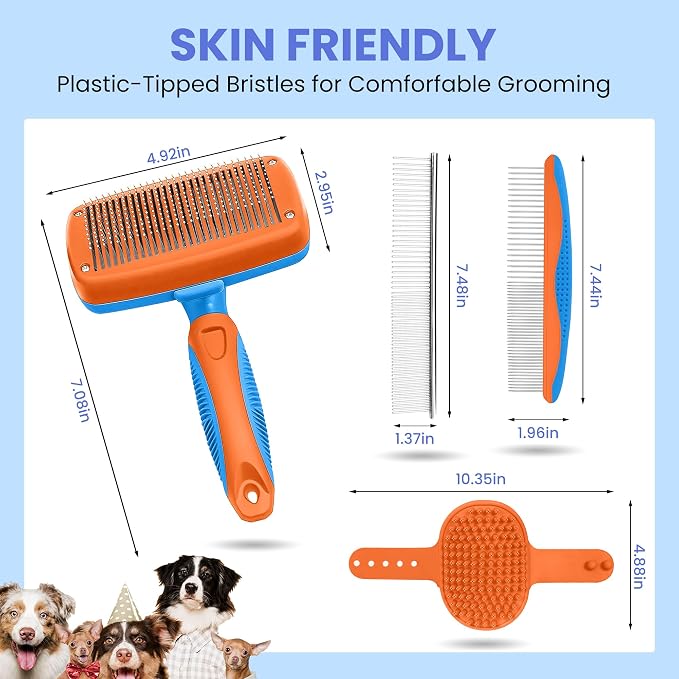 Self Cleaning Shedding Brush - Image 6