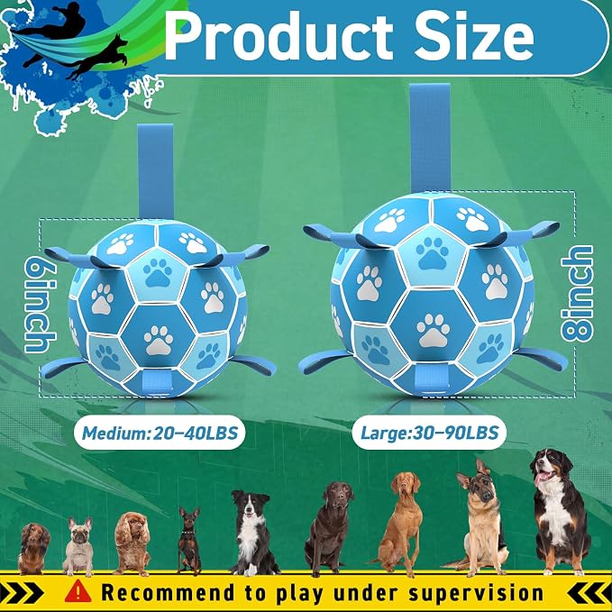 QDAN Dog Soccer Balls Toys : Premium Dog Soccer Ball - Image 2