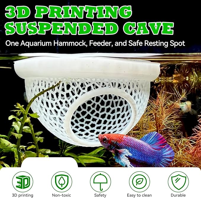 Aquarium Betta Fish Feeding Station, Floating Ring - Image 2