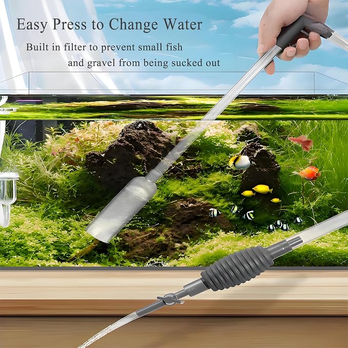 ZYFHOST Fish Tank Vacuum Gravel Cleaner, Aquarium Gravel Cleaner - Image 3