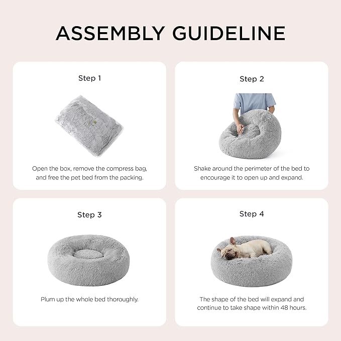 Bedsure Calming Dog Bed for Small Dogs - Image 6