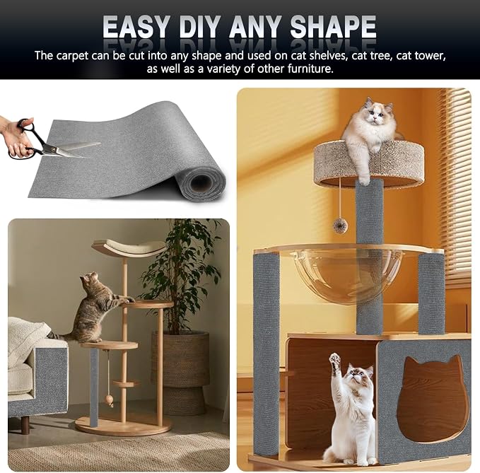 2Pack Total 78.7"x15.8" Cat Scratch Mat - Image 6