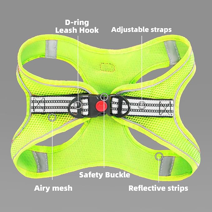 ROYPET Step-in Air Dog Harness, All Weather Mesh Step in Vest Harness - Image 2