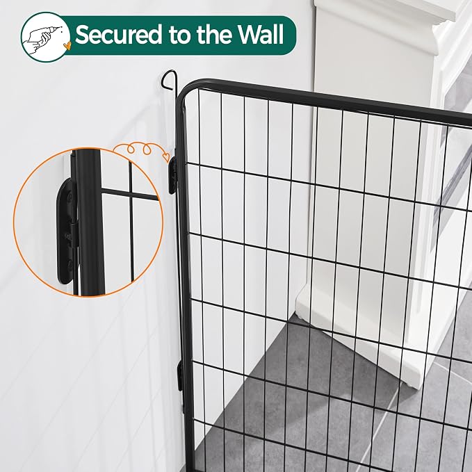 Yaheetech Dog Playpen Outdoor, 40 inch 2 Panels Dog Pen Indoor Heavy Duty Puppy - Image 4