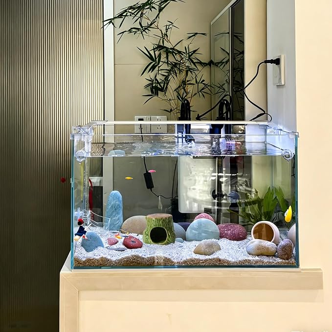Aquarium Decor Cave Betta Fish Aquarium Accessories Ornaments Hiding Cave - Image 5