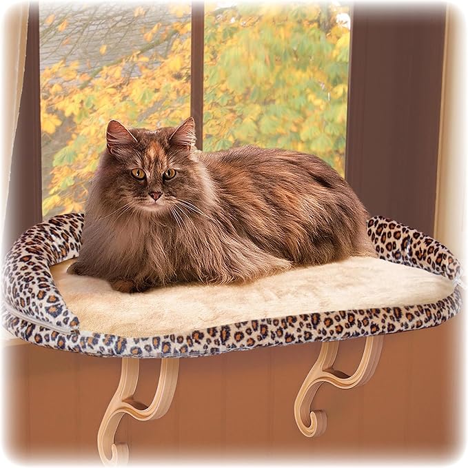 K&H Pet Products Bolster Kitty Sill Cat Window Perch Bed by KHPetProducts