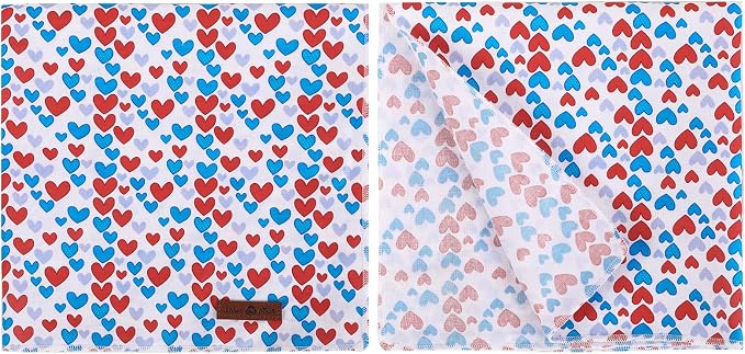 lionet paws Valentines Dog Bandana - Image 5