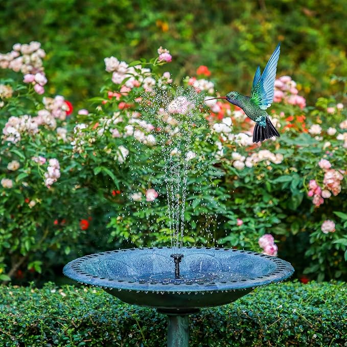 AISITIN 2.5W Solar Bird Bath Fountain, Solar Fountain - Image 4