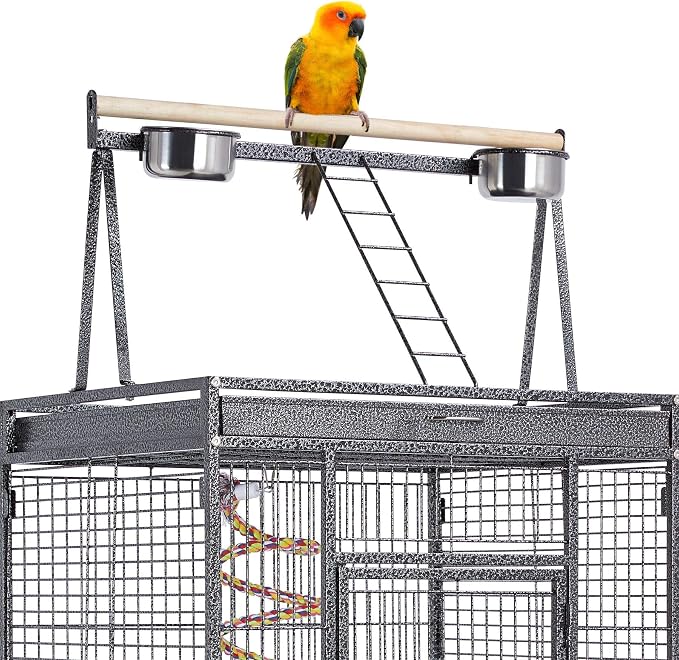 Yaheetech 68-inch Rolling Play Top Large Parrot Bird Cage - Image 5