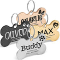 Stainless Steel Engraved Pet ID Tags by PersonalizationLab