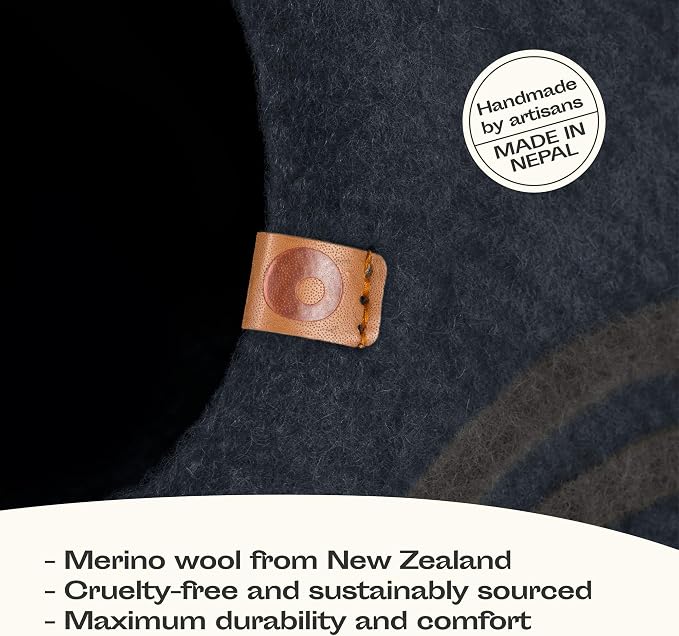 MEOWFIA Cat Cave – Premium Felt Cat Bed - Image 3