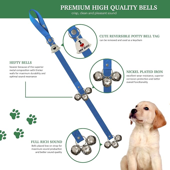 Caldwell's Pet Supply Co. Dog Potty Bells, Dog Door Bell, Bells to Go Outside - Image 2