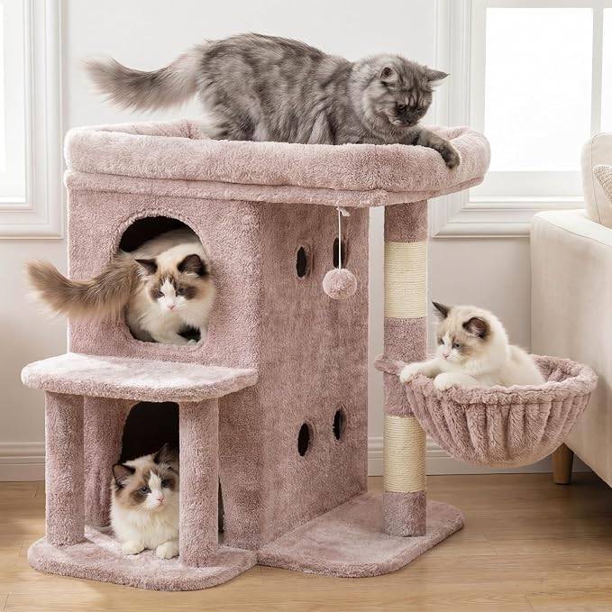 Heybly Cat Tree, 25.6-inch Cat Tower - Image 2