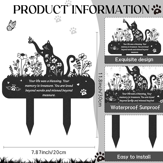 Cat Memorial Grave Stakes - Image 2