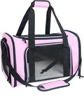 Soft Sided Carrier for Small Medium Cats Dogs, Removable Pad Collapsible Travel by NextFri