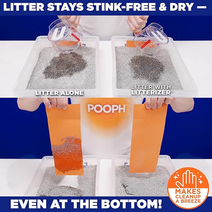 POOPH® LITTERIZER® – 16oz Bottle – Absorbs 46x Weight in Wetness & Odor – Keeps - Image 8