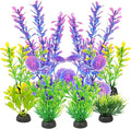 AQUANEAT Artificial Fish Tank Plants, Plastic Aquarium Decorations by Aquaneat