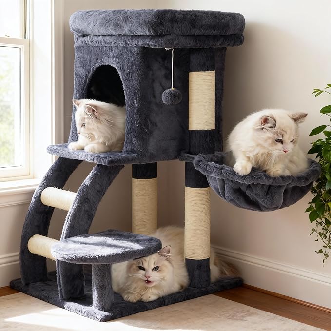 Heybly Cat Tree Tower, Cat condo by HEYBLY